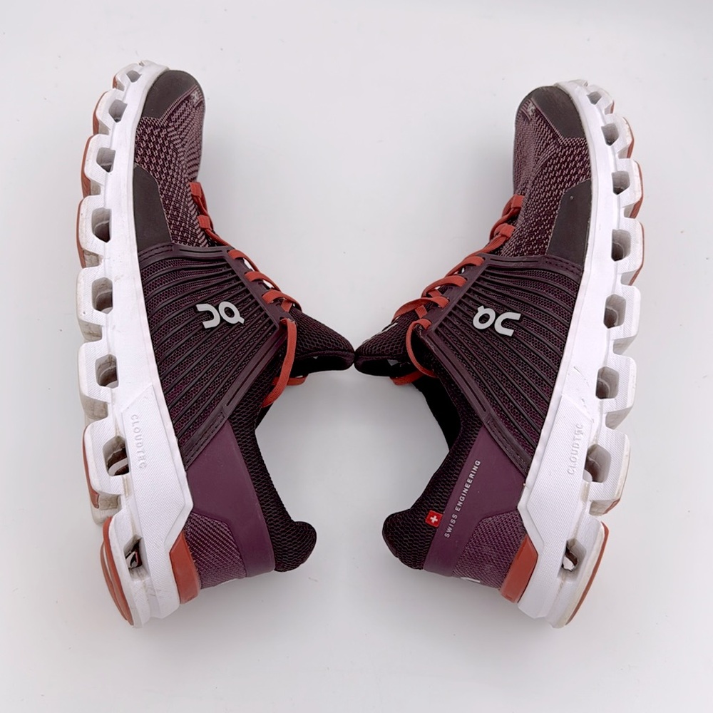 On Running Women’s Plum /dawn Running shoes lace up cloudswift mesh Sneakers 9.5 - Picture 8 of 14